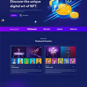 数字艺术设计服务公司网站模板