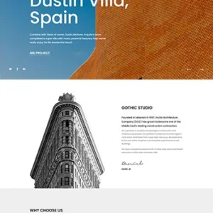 建筑施工设计服务公司网站模板