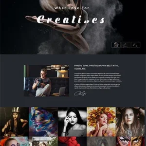 HTML5摄影俱乐部作品展示网站模板