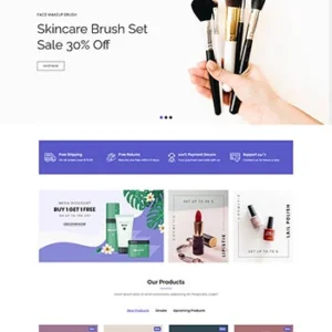 美容化妆品电子商务Bootstrap5模板