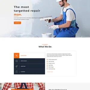家庭维护维修服务公司网站模板