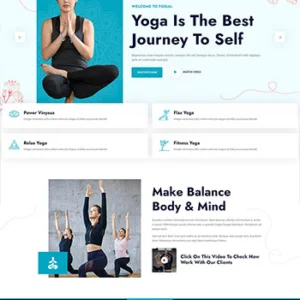 瑜伽培训机构前端静态HTML5网站模板