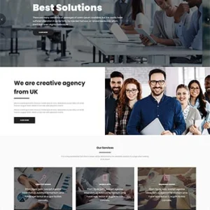 创意设计机构前端静态HTML5网站模板