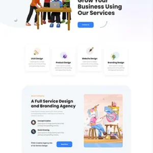 创意设计服务机构前端静态HTML5网站模板