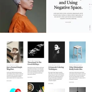 响应式艺术作品展示前端静态html网站模板