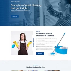 家政清洁服务公司前端静态HTML5网站模板