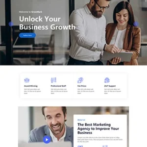 现代营销服务公司前端静态html网站模板