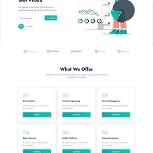 IT解决服务商响应式前端静态html网站模板