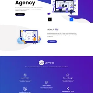 响应式网络公司业务宣传网站模板