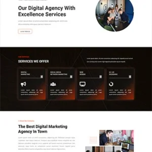 互联网数字营销服务机构前端静态html网站模板