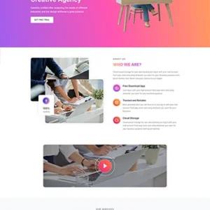 中小型创业创意公司前端静态网站模板