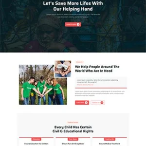 慈善基金会非营利组织响应式前端静态HTML模板