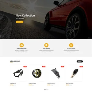 汽车配件生产销售公司前端静态html网站模板