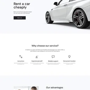 租车服务机构响应式前端网站模板