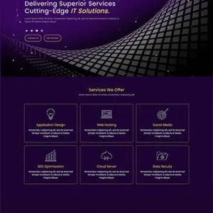 IT技术服务公司前端静态html网站模板