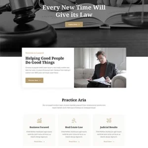 HTML5法律司法咨询网站前端模板