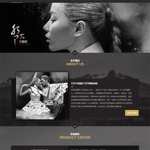 艺术摄影工作室网站模板