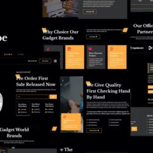 小工具展示 Elementor 外贸网站模板