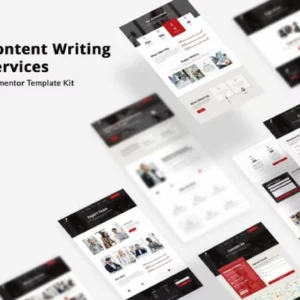 文章写手服务企业网站 Elementor 模板工具包