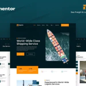 海运和物流公司 Elementor 外贸网站模板