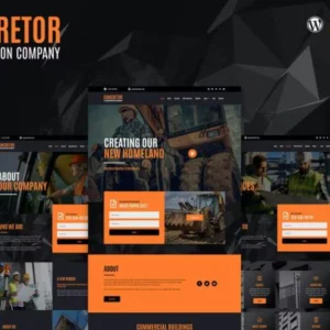房地产建筑施工网站模板 Elementor Template Kit