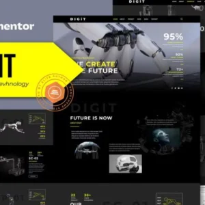 机器人机器狗人工智能科技 Elementor Template Kit