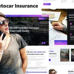 汽车保险和保养服务Elementor Template Kit