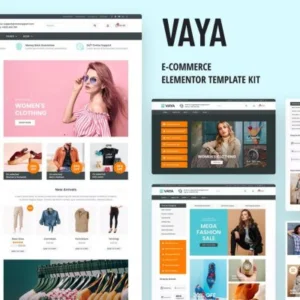 衣服鞋子包包商城网站模板 Elementor Template Kit