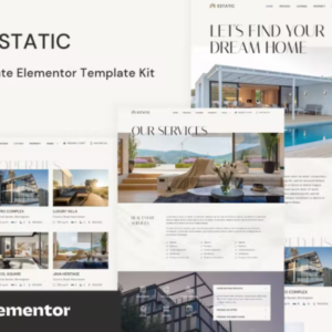 房地产 Elementor 外贸网站模板