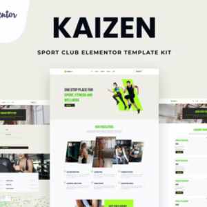 Sport Club Elementor 外贸网站模板