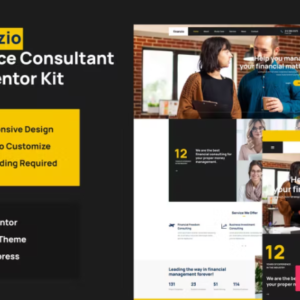 财务顾问 Elementor 模板工具包