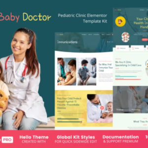 儿科诊所 Elementor 外贸网站模板