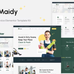 清洁服务 Elementor 外贸网站模板
