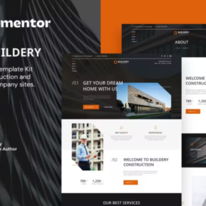 建筑和建筑公司 Elementor 外贸网站模板