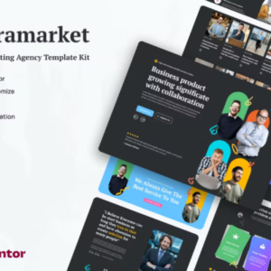 数字营销 Elementor 外贸网站模板