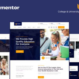 大学和学院 Elementor 外贸网站模板