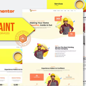 绘画公司服务 Elementor 模板工具包