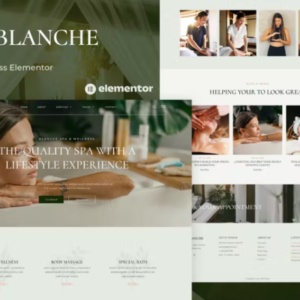 Spa & Wellness Elementor 外贸网站模板