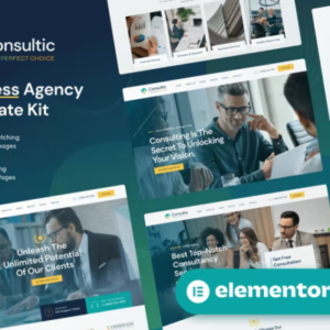 商业机构 Elementor 外贸网站模板