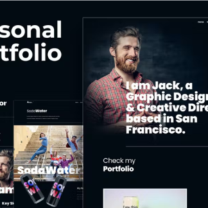 个人设计作品集 Elementor 模板工具包