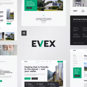 热泵和可再生能源 Elementor 外贸网站模板