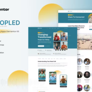 在线会议应用 Elementor 模板工具包