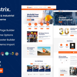 建筑和工业 WordPress 主题