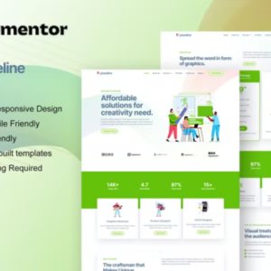 Graphics Illustration Freelance & Creative Agency Elementor Template Kit