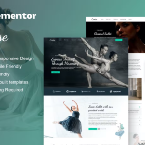Ballet & Dance School Elementor Pro 外贸网站模板