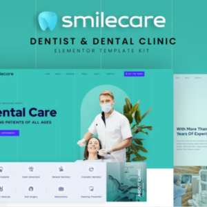 牙医和牙科诊所 Elementor 外贸网站模板