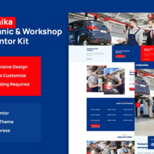 机械师和车间公司外贸网站模板