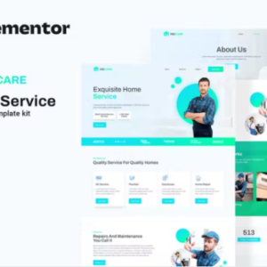 家庭服务 Elementor 外贸网站模板