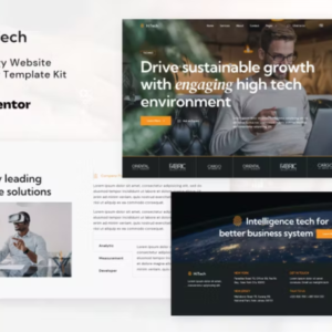 IT 解决方案和服务 Elementor 外贸网站模板