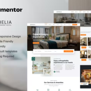 酒店及度假村 Elementor 外贸网站模板